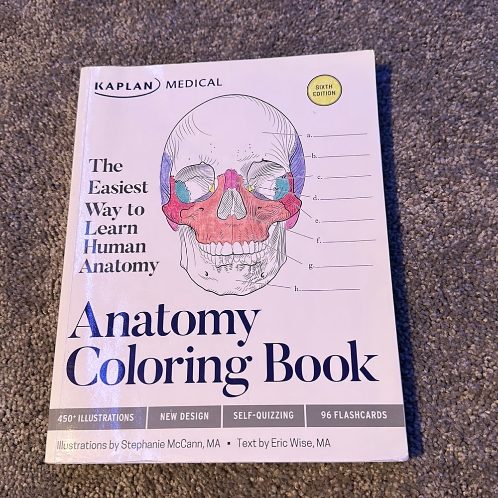 KAPLAN MEDICAL ANATOMY COLORING BOOK